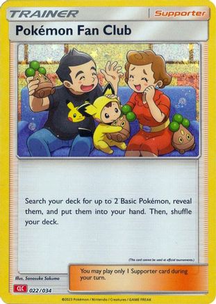 Pokemon Fan Club (CLC) - 022/034 - Classic Collection