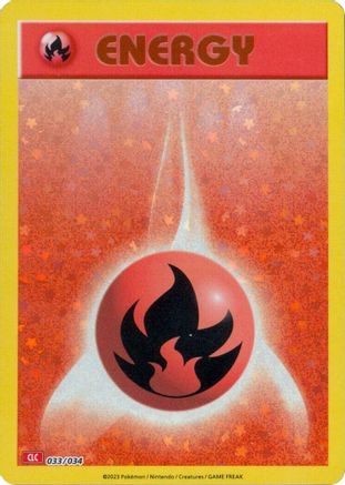 Basic Fire Energy - 033/034 - Classic Collection