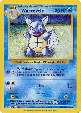 Wartortle - 002/034 - Classic Collection