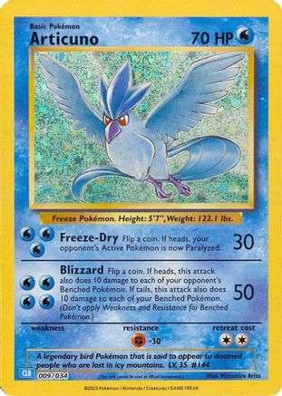 Articuno - 009/034 - Classic Collection