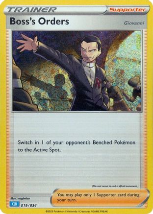 Boss's Orders (CLB) - 019/034 - Classic Collection
