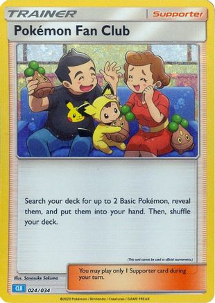 Pokemon Fan Club (CLB) - 024/034 - Classic Collection