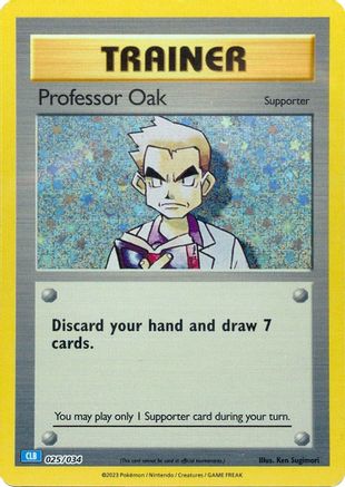 Professor Oak (CLB) - 025/034 - Classic Collection