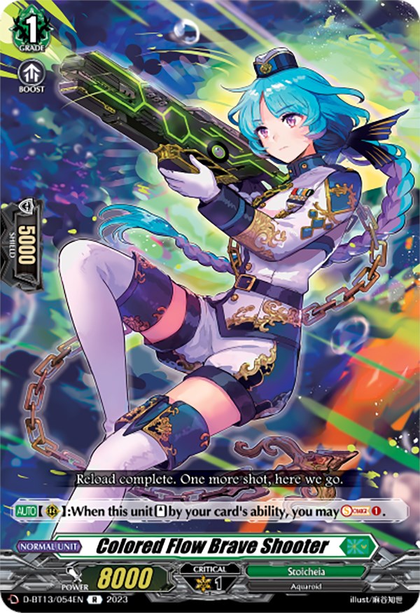 Colored Flow Brave Shooter (D-BT13/054EN) [Flight of Chakrabarthi]