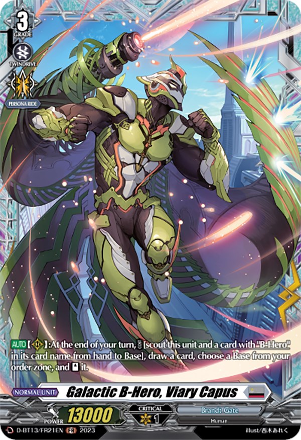 Galactic B-Hero, Viary Capus (FR) (D-BT13/FR21EN) [Flight of Chakrabarthi]