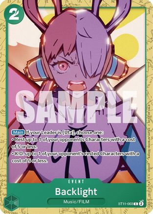 Backlight (Starter Deck 11: Uta Deck Battle) - ST11-003 - Common