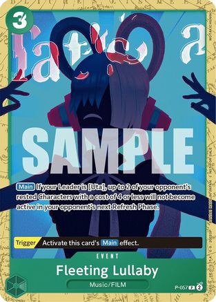 Fleeting Lullaby (Starter Deck 11: Uta Deck Battle) - P-057 - Promo