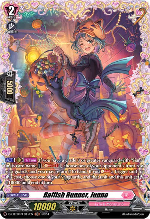 Raffish Runner, Junno (D-LBT04/FR12EN) [Lyrical Monasterio: Trick or Trick!]