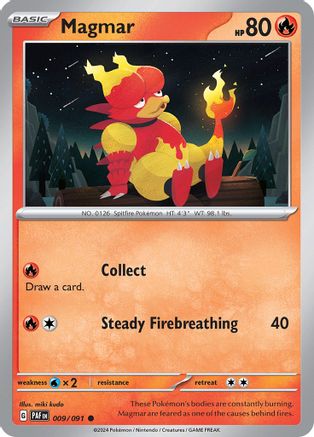 Magmar - 009/091 - Common - Reverse Holofoil