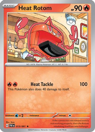 Heat Rotom - 013/091 - Rare - Reverse Holofoil