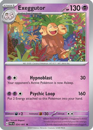 Exeggutor - 024/091 - Rare - Holofoil