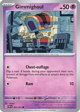 Gimmighoul - 044/091 - Common - Reverse Holofoil