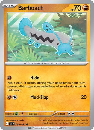 Barboach - 050/091 - Common - Reverse Holofoil