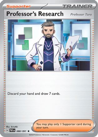 Professor's Research [Professor Turo] - 088/091 - Rare - Reverse Holofoil