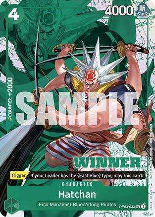 Hatchan (Winner Pack Vol. 6) - OP03-033 - Uncommon