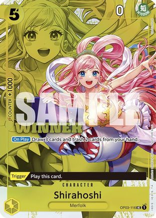 Shirahoshi (Winner Pack Vol. 6) - OP03-116 - Uncommon