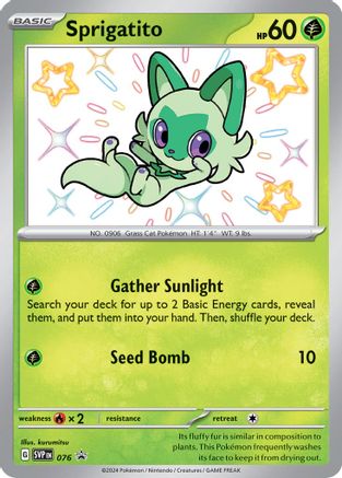 Sprigatito - 076 - Promo - Holofoil