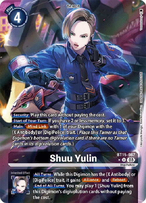 Shuu Yulin [BT15-087] (Alternate Art) [Exceed Apocalypse]