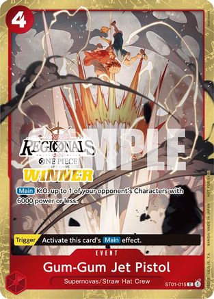 Gum-Gum Jet Pistol (Online Regional 2024) [Winner] - ST01-015 - Common