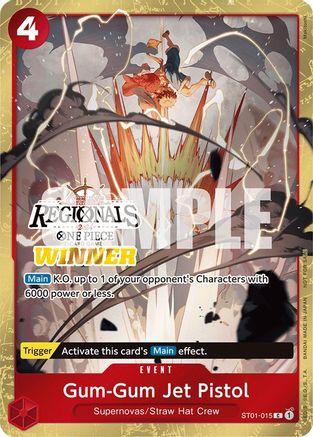Gum-Gum Jet Pistol (Offline Regional 2024) [Winner] - ST01-015 - Common