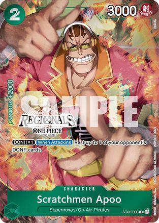 Scratchmen Apoo (Offline Regional 2024) [Participant] - ST02-008 - Common