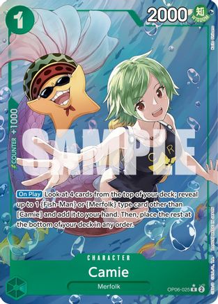 Camie (Alternate Art) - OP06-025 - Rare