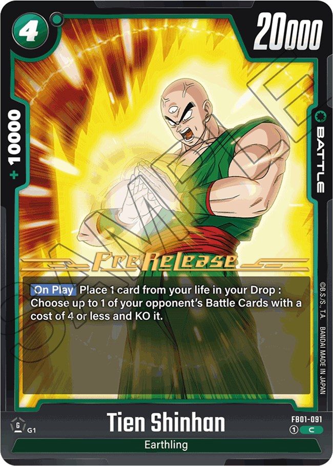 Tien Shinhan (FB01-091) [Awakened Pulse Pre-Release Cards]