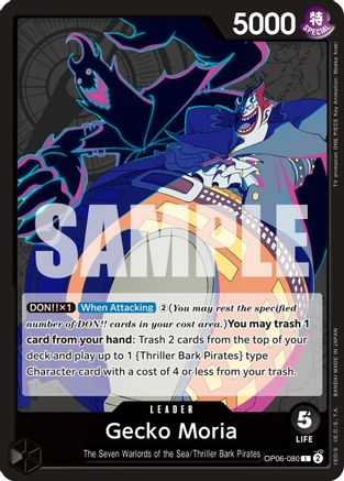 Gecko Moria (080) - OP06-080 - Leader