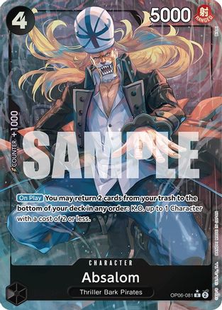 Absalom (Alternate Art) - OP06-081 - Rare