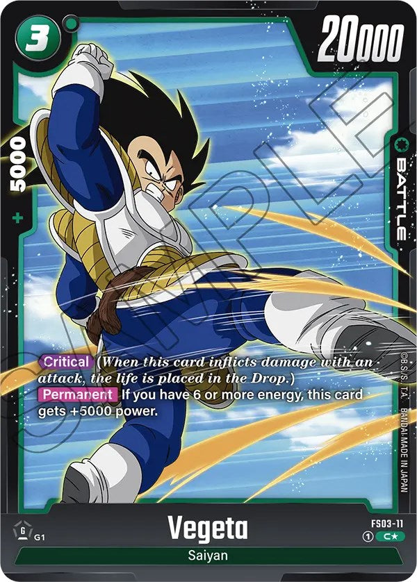 Vegeta (FS03-11) (Bonus Pack Alternate Art) [Starter Deck: Broly]