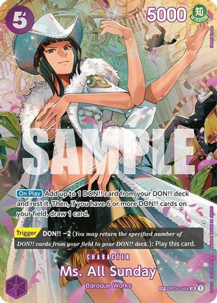Ms. All Sunday (SP) - OP04-064 - Super Rare