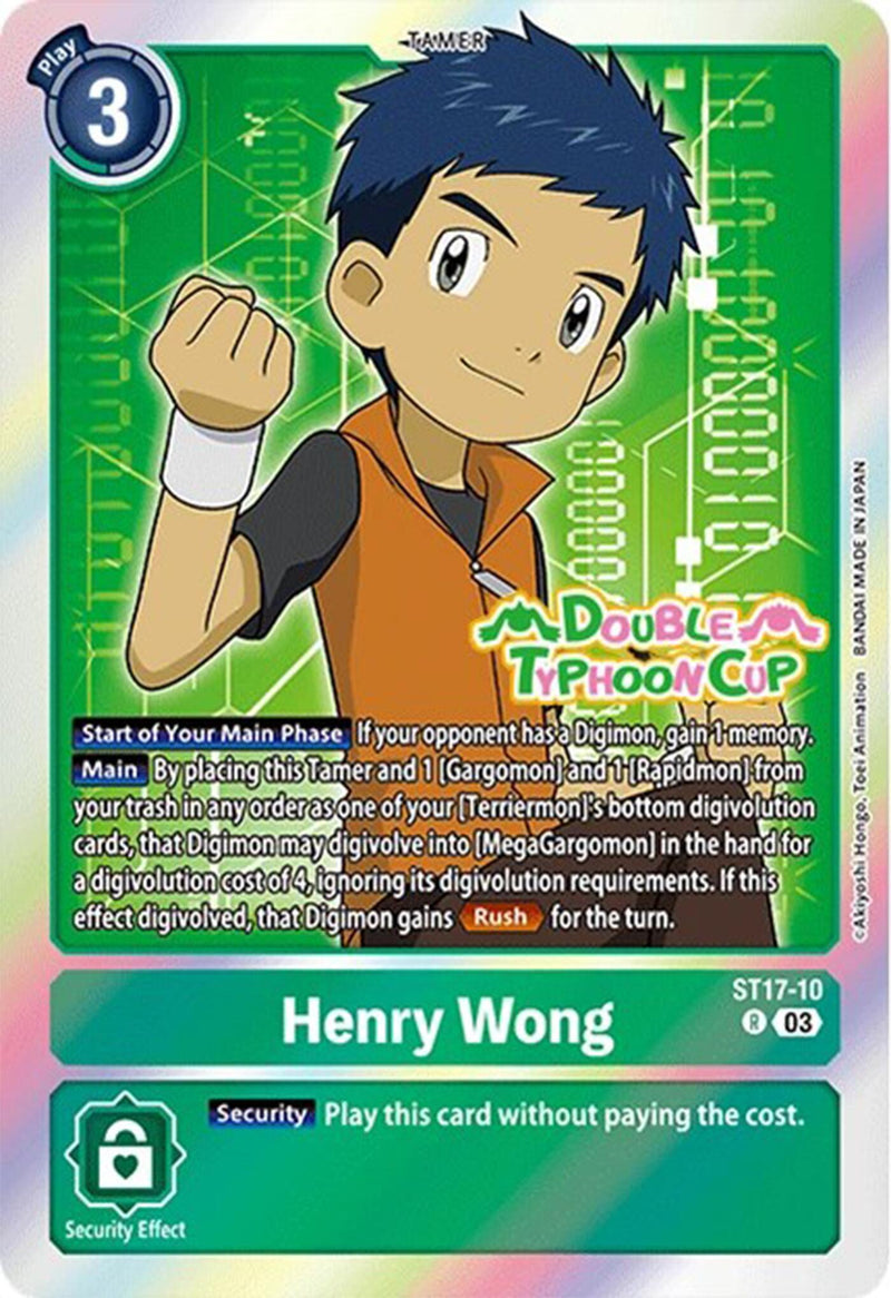 Henry Wong [ST17-10] [Starter Deck: Double Typhoon Advanced Deck Set Pre-Release Cards]