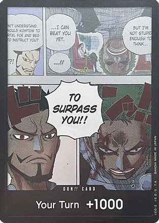 DON!! Card (Mihawk & Zoro) (Double Pack Set Vol. 3) - - DON!!