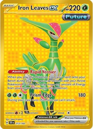 Iron Leaves ex - 213/162 - Hyper Rare