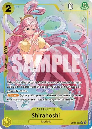 Shirahoshi (Alternate Art) - EB01-057 - Super Rare