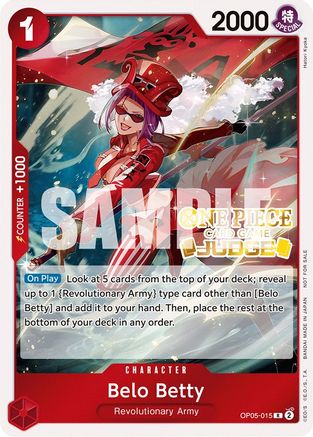 Belo Betty (Judge Pack Vol. 3) - OP05-015 - Rare