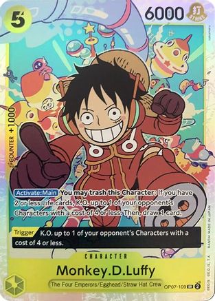 Monkey.D.Luffy (109) - OP07-109 - Super Rare
