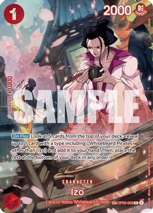 Izo (SP) - OP03-003 - Rare