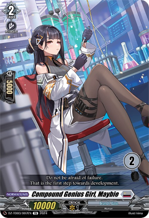 Compound Genius Girl, Maybie (2) (DZ-TD03/007EN) [Start Up Trial Deck: Brandt Gate]