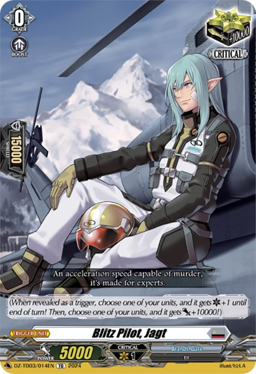 Blitz Pilot, Jagt (DZ-TD03/014EN) [Start Up Trial Deck: Brandt Gate]