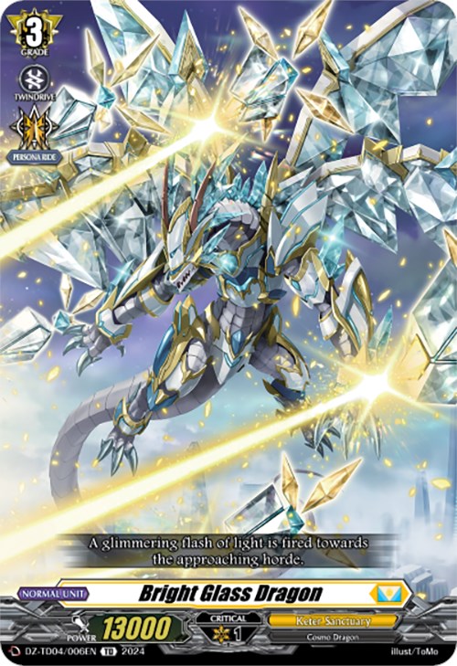 Bright Glass Dragon (DZ-TD04/006EN) [Start Up Trial Deck: Keter Sanctuary]