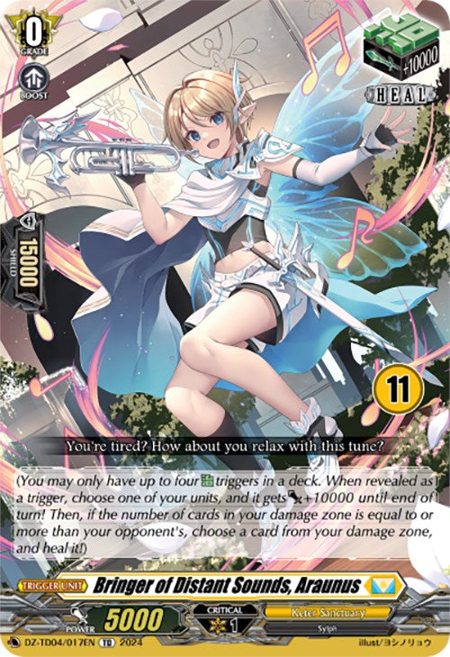 Bringer of Distant Sounds, Araunus (11) (DZ-TD04/017EN) [Start Up Trial Deck: Keter Sanctuary]