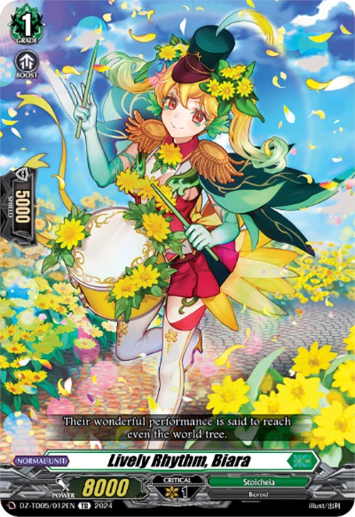 Lively Rhythm, Biara (DZ-TD05/012EN) [Start Up Trial Deck: Stoicheia]