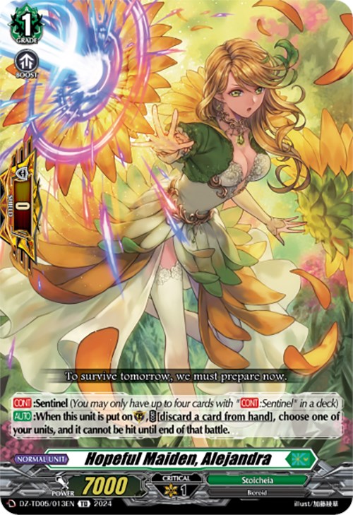 Hopeful Maiden, Alejandra (DZ-TD05/013EN) [Start Up Trial Deck: Stoicheia]