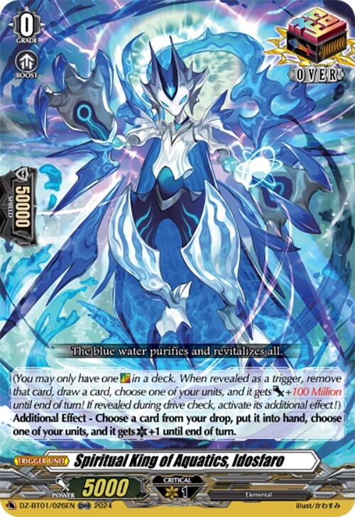 Spiritual King of Aquatics, Idosfaro (ORR) (DZ-BT01/026EN) [Fated Clash]