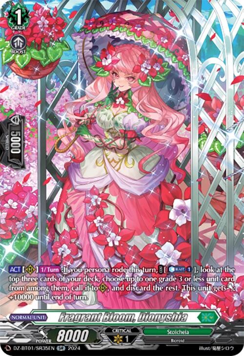 Fragrant Bloom, Dionyshia (SR) (DZ-BT01/SR35EN) [Fated Clash]