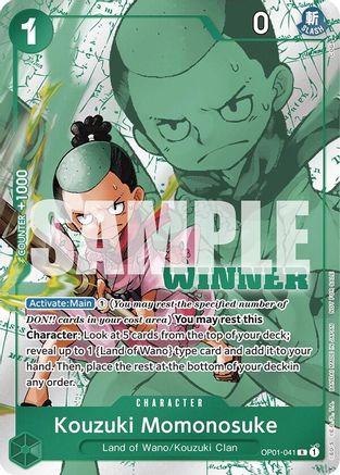 Kouzuki Momonosuke (Winner Pack Vol. 7) - OP01-041 - Rare