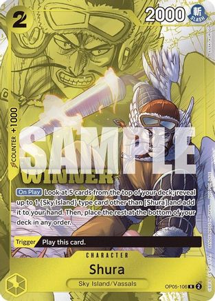 Shura (Winner Pack Vol. 7) - OP05-106 - Rare