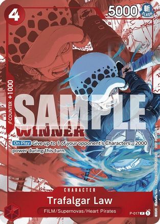 Trafalgar Law (Winner Pack Vol. 7) - P-017 - Promo