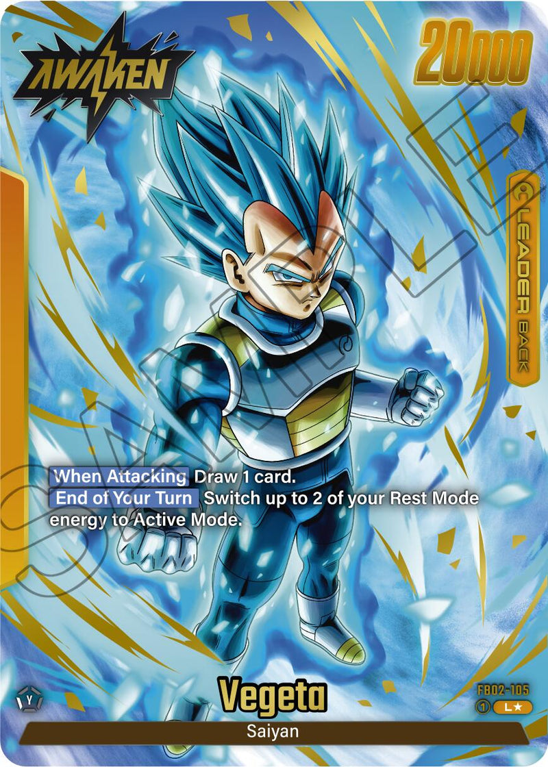 Vegeta (FB02-105) (Alternate Art) [Blazing Aura]